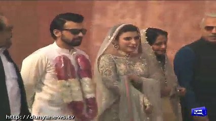 Nikkah ceremony of Urwa and Farhan in Badshahi mosque