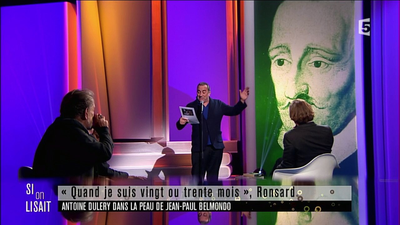Antoine Duléry dans la peau de Jean-Paul Belmondo et Michel Serrault