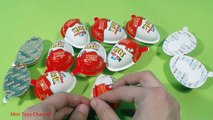 10 Kinder Joy - Fingers Games, Angry Birds - Surprise Eggs Unboxing