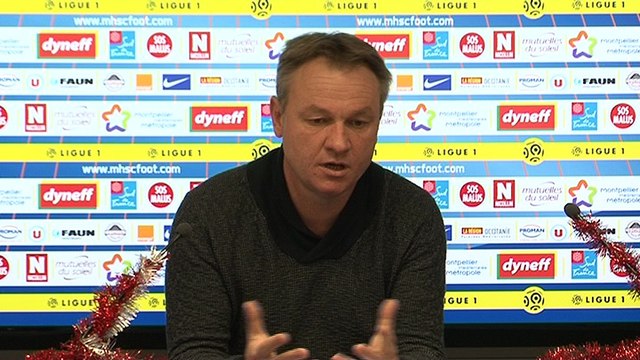 Frédéric Hantz avant MHSC vs FCGB (18ème journée L1)