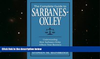 PDF [DOWNLOAD] Complete Guide to Sarbanes-Oxley: Understanding How Sarbanes-Oxley Affects Your
