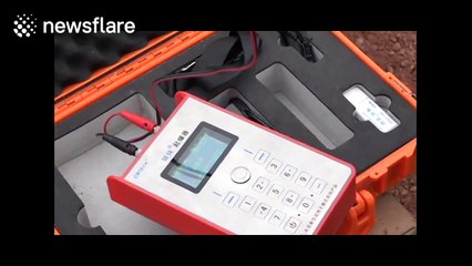 Dramatic bridge demolition in China