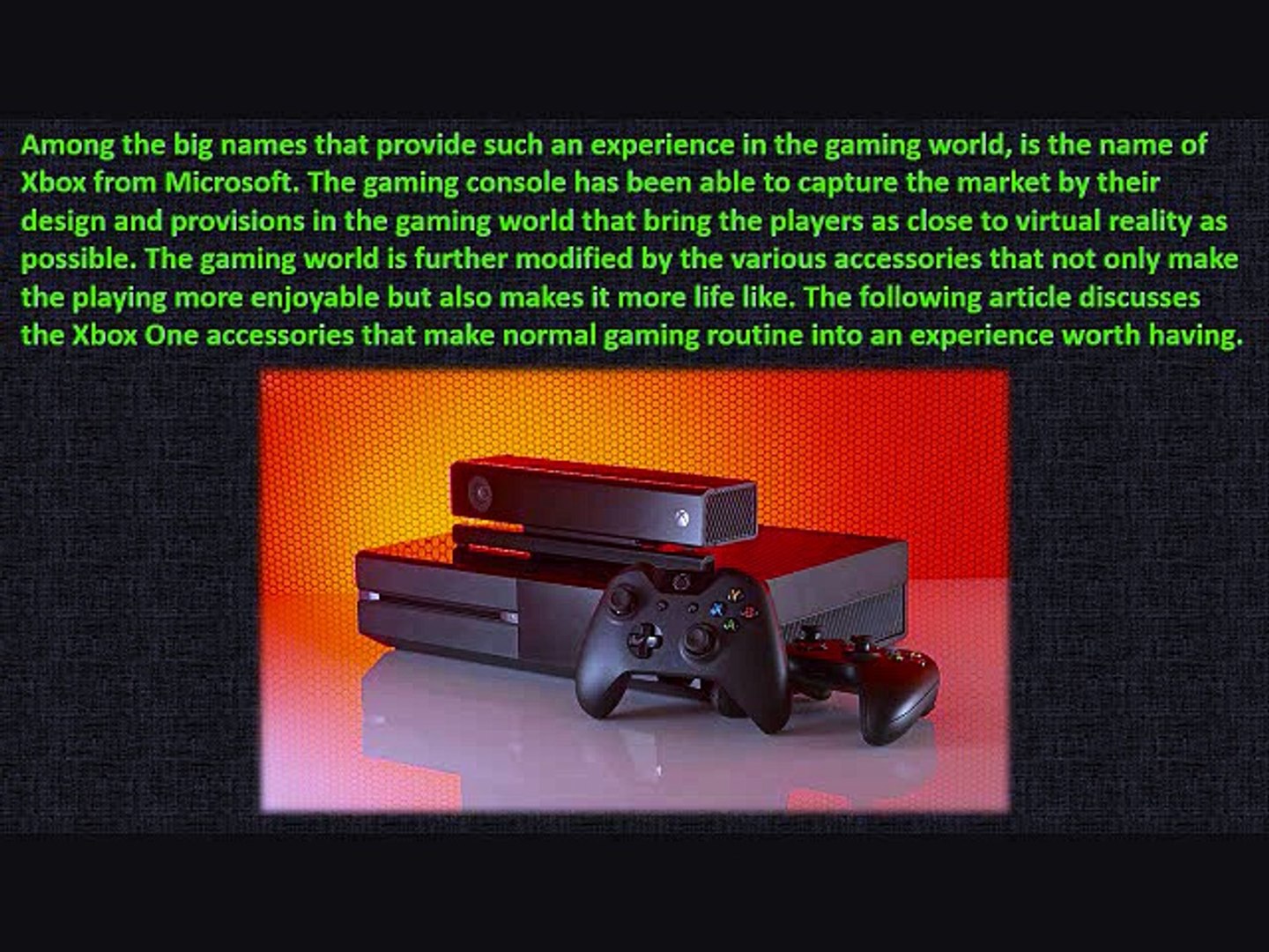 ⁣Xbox One Accessories For The Advanced Gaming Experience