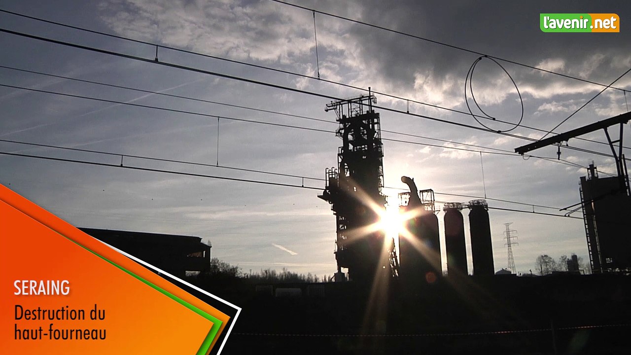 L'Avenir - Dynamitage du haut fourneau de Seraing
