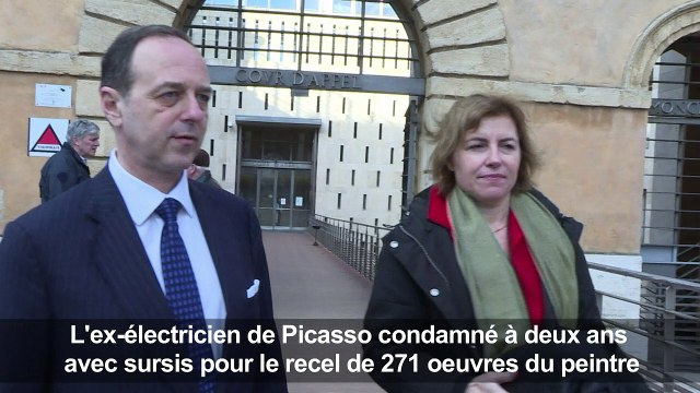 L'ex-électricien de Picasso et sa femme condamnés pour recel