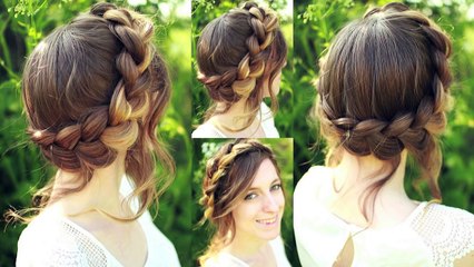 How to do a Crown Braid | Halo Braid | Braidsandstyles12