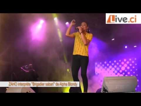 LIVE.CI / Zaho interprète le titre Brigadier Sabari d'Alpha Blondy