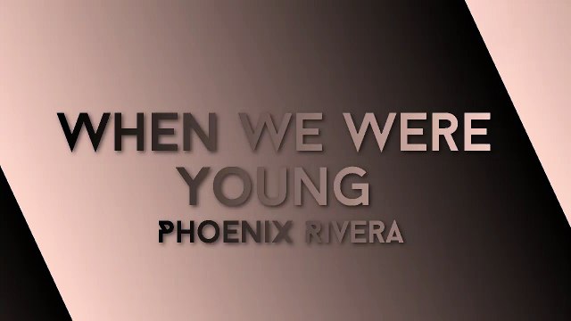When We Were Young - Adele // Cover By Phoenix Rivera