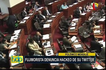 Congresista Edwin Vergara denuncia hackeo de su cuenta en Twitter