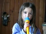 ma fille adore chanter