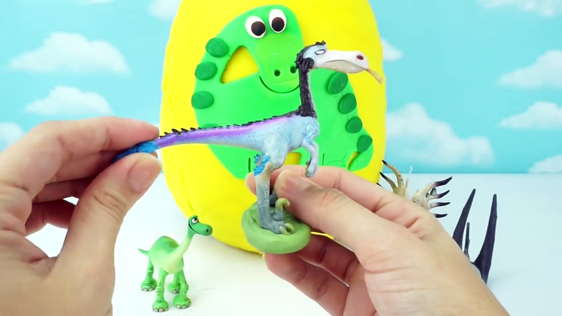 dinosaurio de plastilina play doh