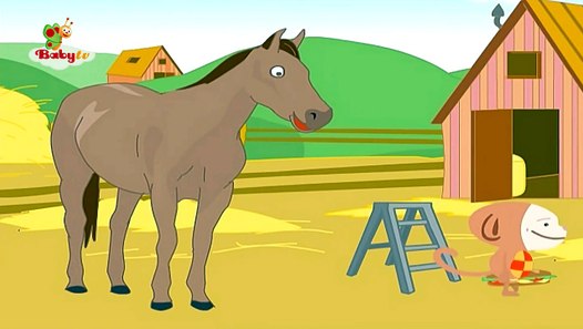 Oliver - Feeding a Horse | BabyTV - Dailymotion Video