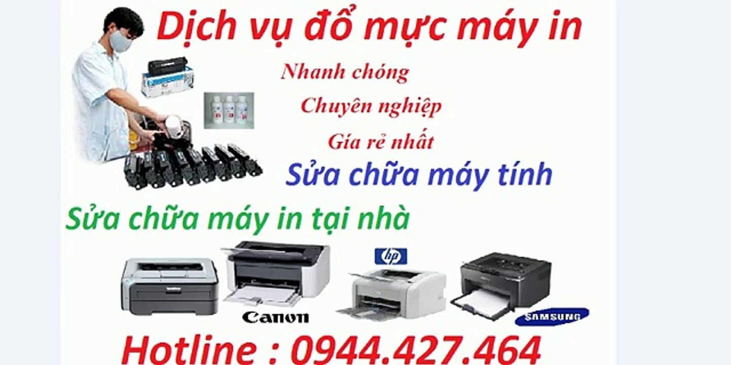 ĐỔ MỰC MÁY IN , SỬA CHỮA MÁY IN ,- SỬA CHỮA MÁY TÍNH - Hướng dẫn đổ mực máy in hp , canon (2)