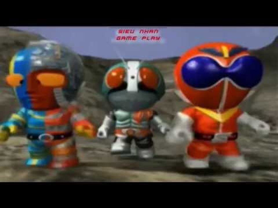 Sieu Nhan Game Play | siêu nhân dế | kamen rider | đánh nhau với quái vật