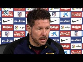 Simeone: "La ilusión del nuevo estadio está, ser parte de ello está, pero vivo el presente"
