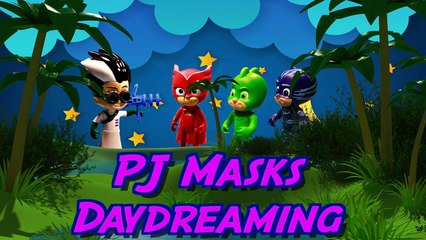 PJ Masks Toys Day Dreaming with Gekko and Owlette with Catboy Attacked by Villains
