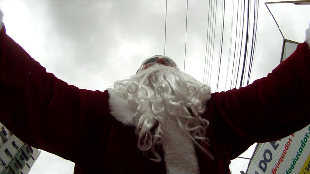 Taubaté, SP, Brasil, Papai Noel biker, Papai Noel Biker, Sexta Biker. Vamos pedalar