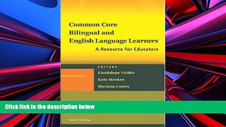 Pre Order Common Core, Bilingual and English Language Learners: A Resource for Educators  mp3
