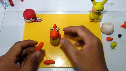 Spiderman Play Doh| Charmander Pokemon How To Make Charmander Play Doh Molding clay toys creative