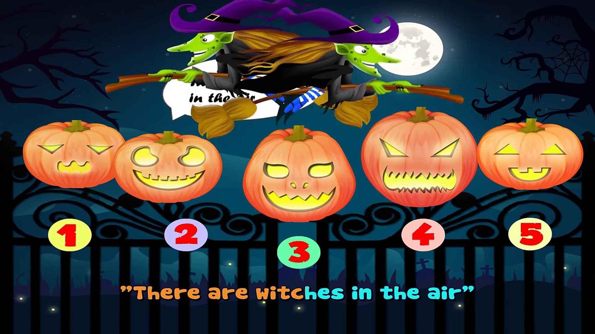 ⁣Five Little Pumpkins | Nursery Rhymes | Top Kids Songs [ Lyrics Music 4K ]