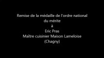 Chagny : Ordre national du mérite pour Eric Pras à la Maison Lameloise