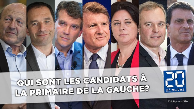 Qui sont les sept candidats à la primaire de la gauche