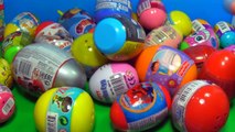 59 surprise eggs! Disney Cars PLANES SpongeBob HELLO KITTY Kinder surprise ANGRY BIRDS LPS!