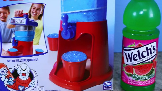 Icee Maker FAIL & Sweet Treats Desserts! DIY Shaved Ice Slushy Toy Ice Cream DisneyCarToys
