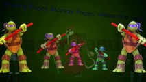 HD Ninja Turtles Finger Family Songs for Children Daddy Finger Nursery Rhymes Full animated cartoon