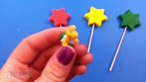 Opening Play Doh Lollipops Stars Surprise Eggs Disney Frozen Angry Birds Surprise Toys