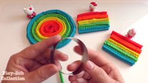 How To Make Raimbow Play Doh Lollipops DIY