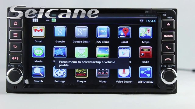 Multifunction Android 4.2 1996-2009 Toyota Prado CD Radio Bluetooth DVD GPS Navigation System