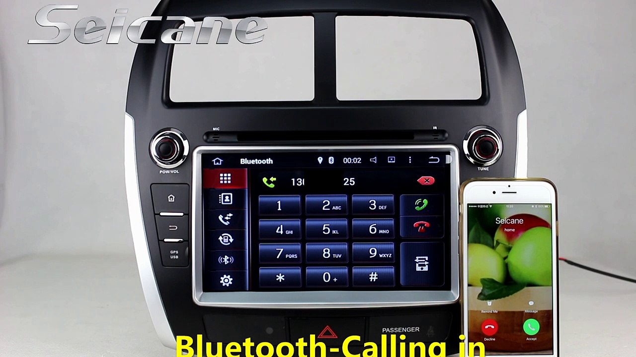 Multifunction 2010-2013 Mitsubishi ASX android 4.4 GPS navigation car stereo system Support OBDII