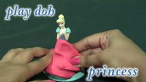 Play Doh Disney Princess Fashems Rapunzel Aurora Ariel Snow White Belle