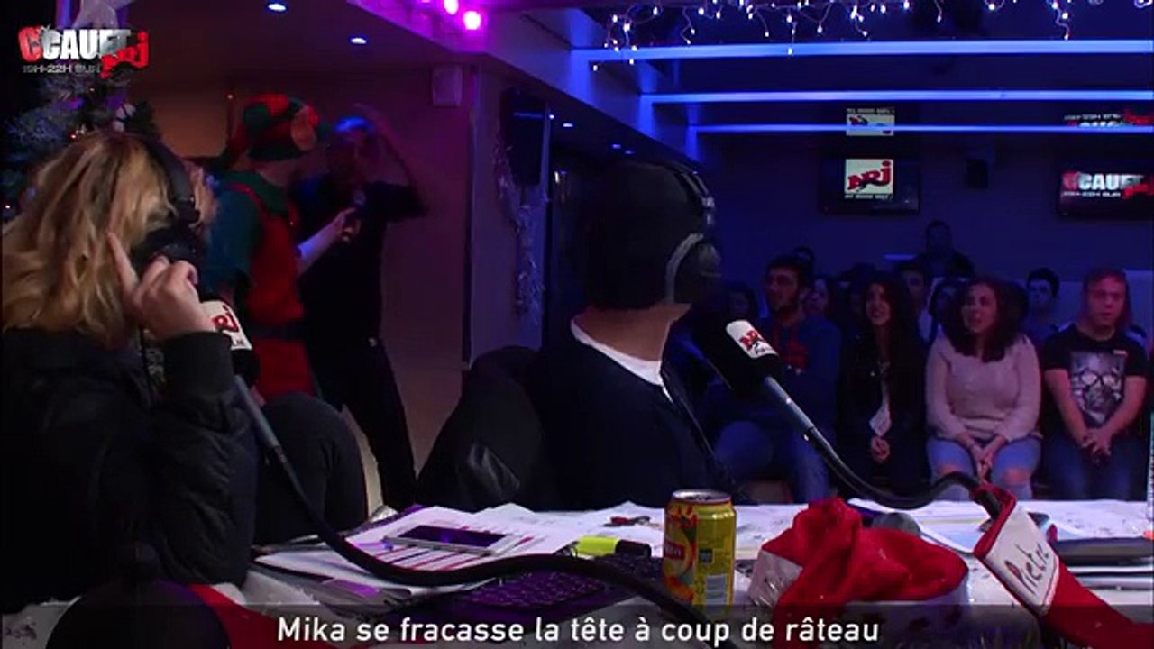 Mika se fracasse la tête à coup de râteau - C’Cauet sur NRJ