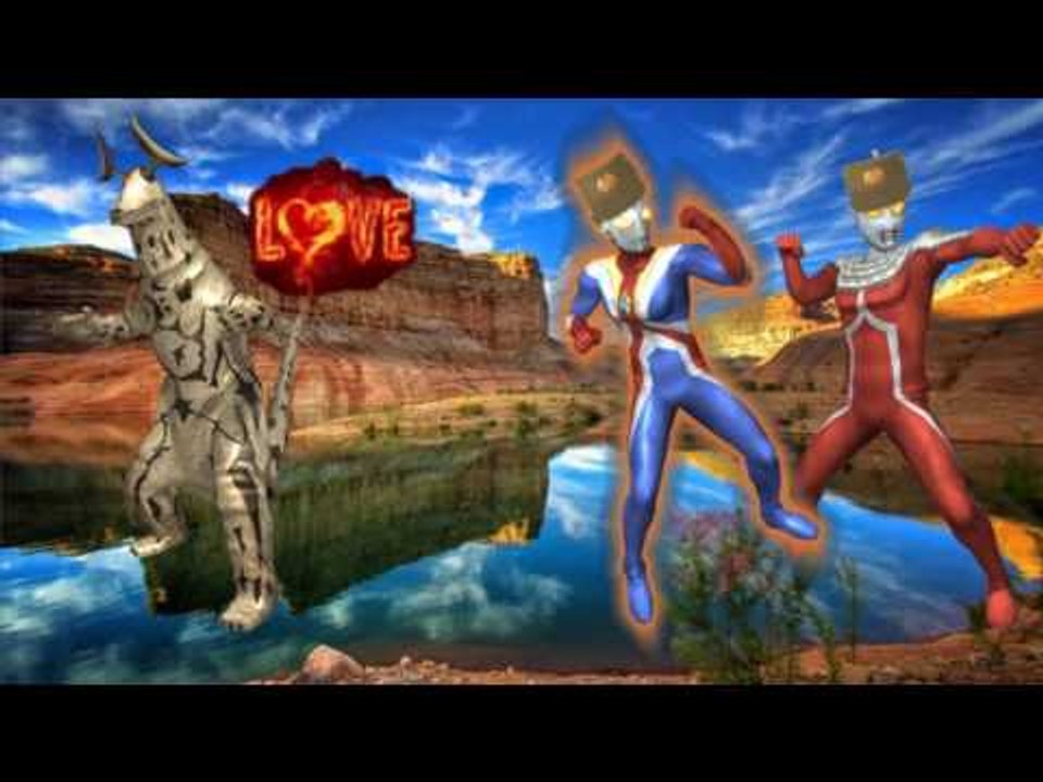 Ultra Family Tập 1 : Quái vật Eleking đi bán bò khô làm từ bìa catoon!!