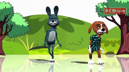 Rabbit&Dog ABC Song|Kids Favorite Nursery Rhyme|3d Animated Rhyme|Best Simple Rhyme.