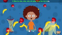 Apples and Bananas - Nursery Rhyme with Karaoke