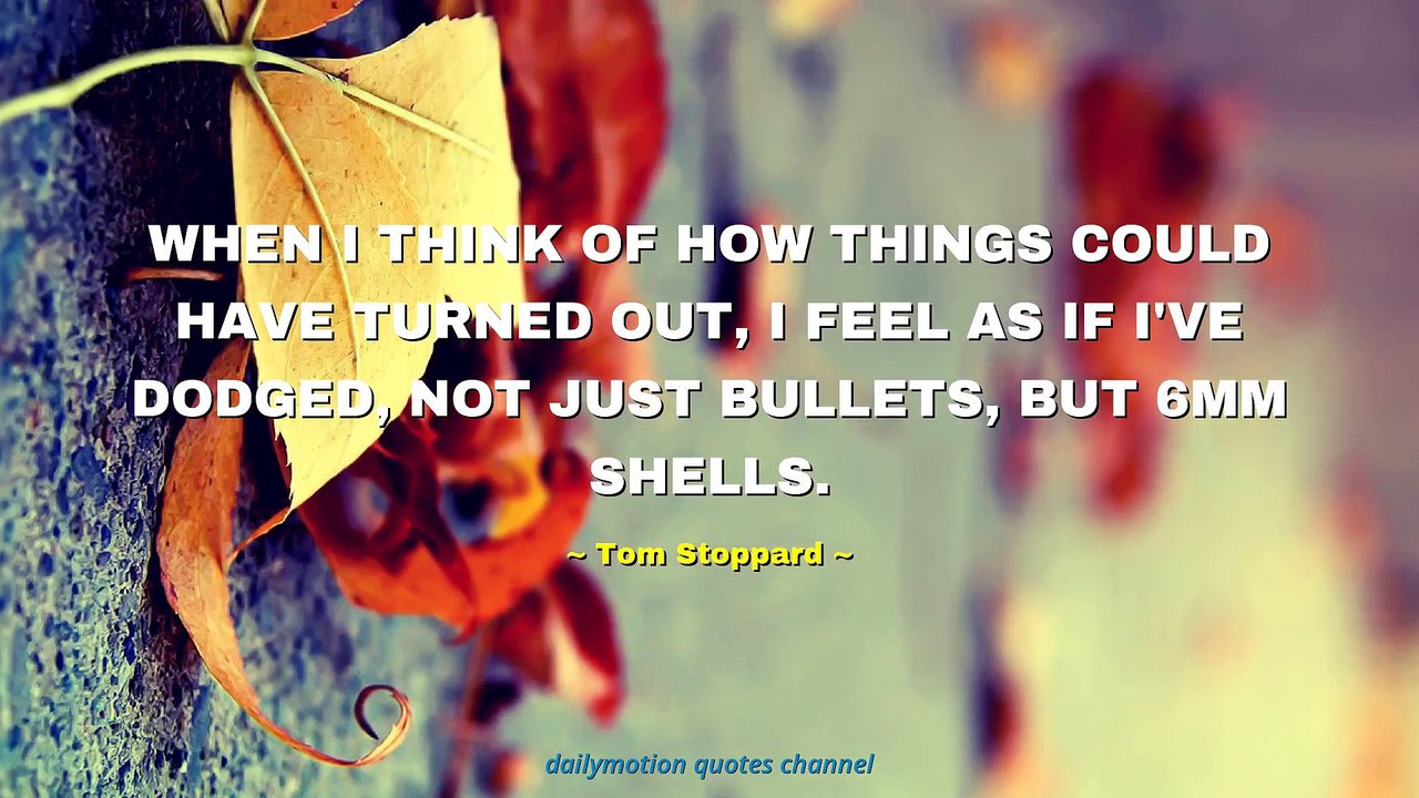 Tom Stoppard Quotes #8