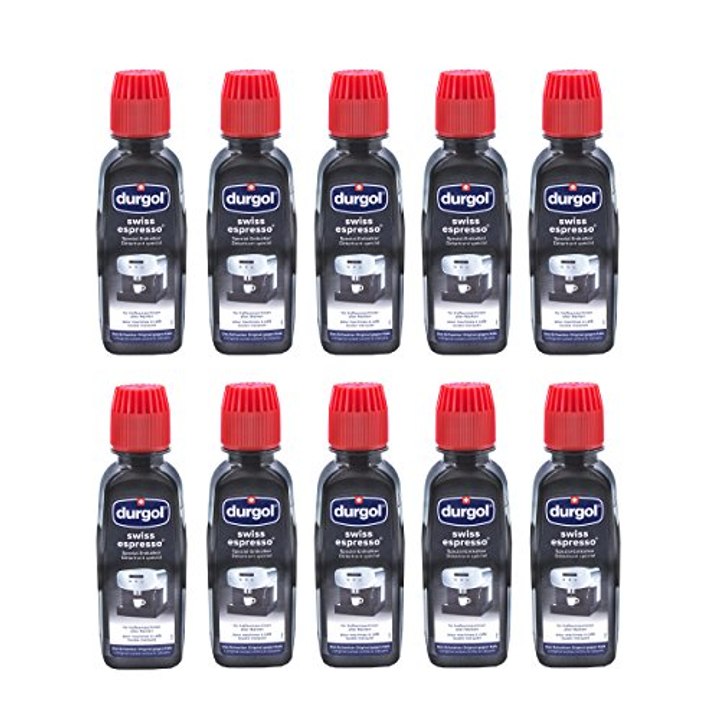 Durgol Swiss Espresso Spezial-Entkalker, 5 Packungen, 10 x 125ml
