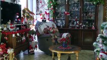 Hautes-Alpes : Les décorations de Noël envahissent la maison de Martine à Rousset
