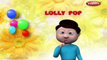 Lolly Pop | Nursery Rhymes With Lyrics | Nursery Poems | 3D Nursery Rhymes For Children