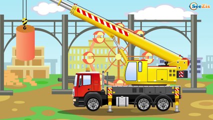 Kids Car Cartoons: The Police Car in the World of Cars | Emergency Cars | Video for kids