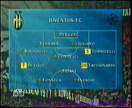 Juventus v. Manchester United 10.12.1997 Champions League 1997/1998