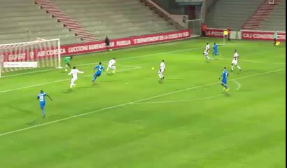 But de Rachid Alioui - AC Ajaccio 0-1 Nimes Olympique - (16/12/2016)