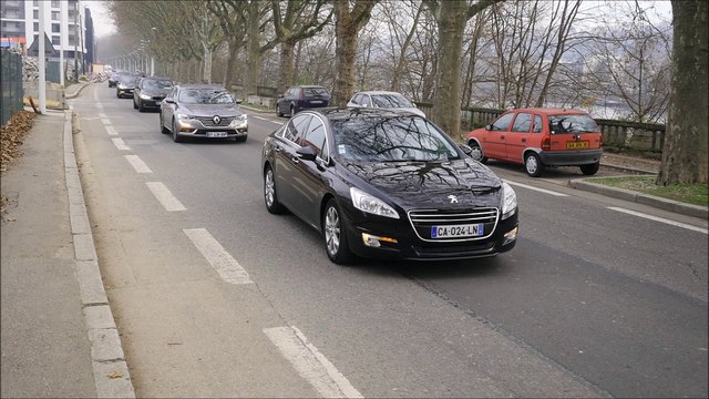 Manifestation de chauffeurs Uber à Lyon