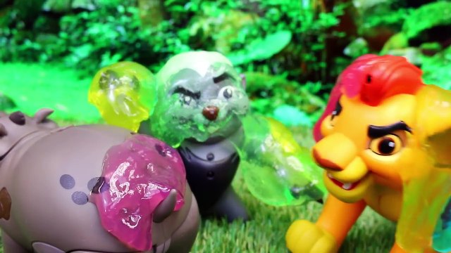 Lion Guard SLIME CHALLENGE Game Trouble with Kion, Bunga & Disney Junior Beshte Goo by DisneyCarToys