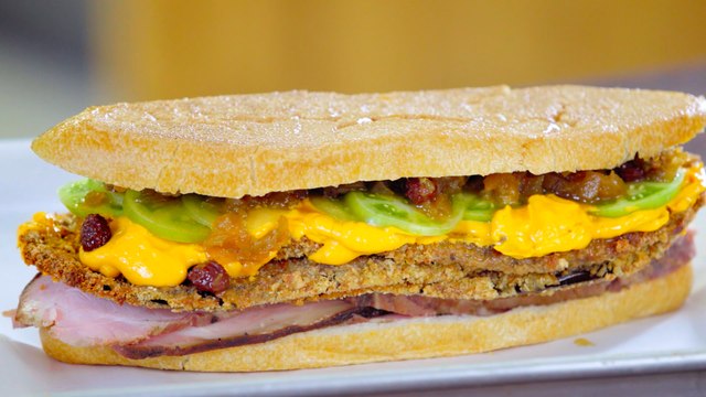 This Cheesy Smoked Ham Sandwich Is The Perfect Sandwich For Sweater Weather