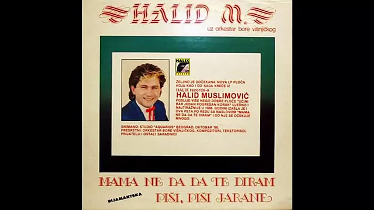 Halid Muslimovic - Volio sam te - (Audio 1986) HD