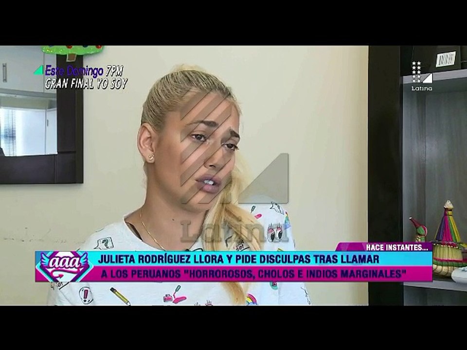 JULIETA CULPA A CHICOS REALITYS